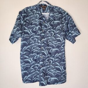Cooke Street Honolulu Wave Cotton Shirt XXL